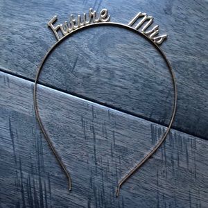 Wedding Future Mrs. Head Band Gold
